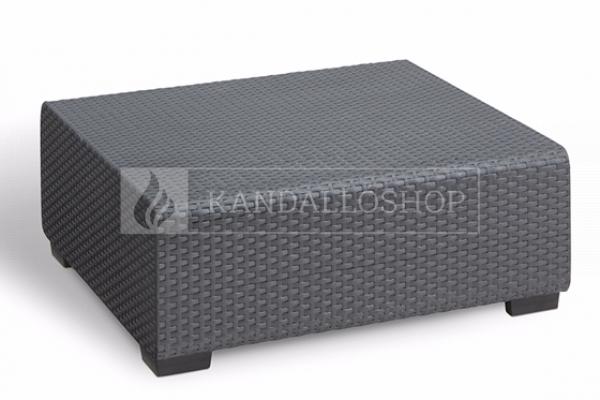 Keter Salta kerti bútor szett grafit színben (2 fotel + asztalka + háromüléses kanapé) kandalloshop