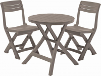 Keter Jazz Cappuccino kerti bútorkészlet (2 szék + 1 asztal)
