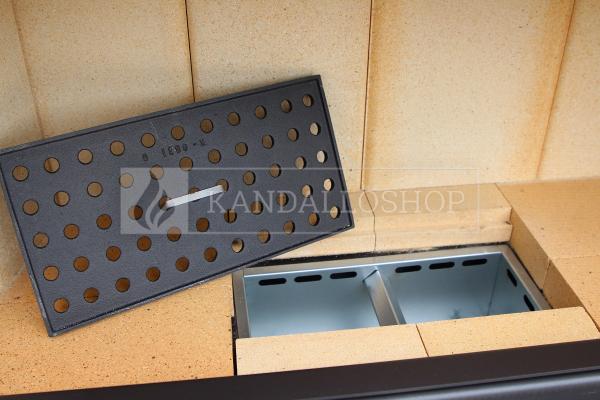 Kobok Chopok VD 1170/450 510 570 légfűtéses kandallóbetét liftes tolóajtóval kandalloshop
