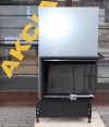 Kobok Chopok R90 67 VD P 720/510-S/500, SM, 3S VD takarókeret, fekete samott kandalloshop