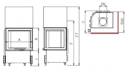 Kobok Kazeta R90 S/500 - rajz kandalloshop