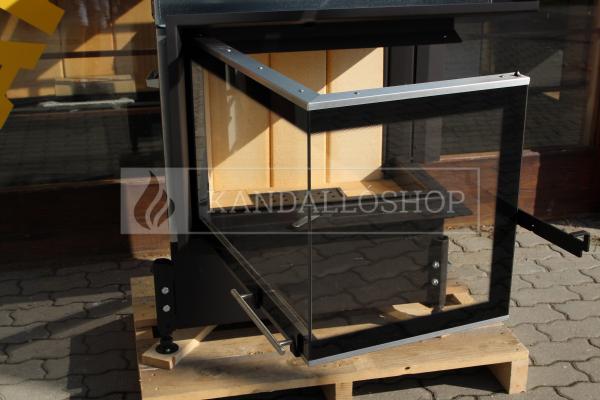 Kobok Kazeta R 90 S/380 VD L/P 780/450 510 570 hajlított üvegű légfűtéses kandallóbetét liftes tolóajtóval kandalloshop
