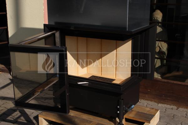 Kobok Kazeta R 90 S/380 VD L/P 780/450 510 570 hajlított üvegű légfűtéses kandallóbetét liftes tolóajtóval kandalloshop