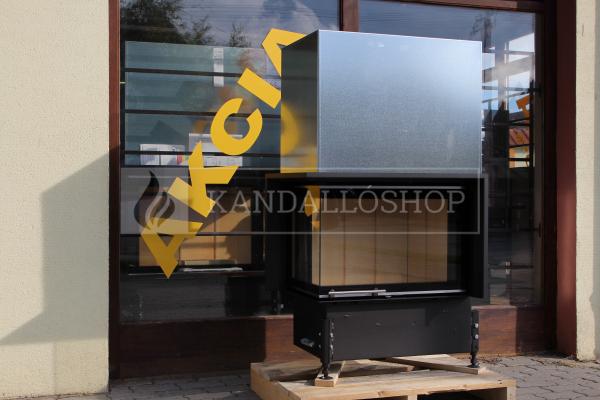 Kobok Kazeta R 90 S/380 VD L/P 780/450 510 570 hajlított üvegű légfűtéses kandallóbetét liftes tolóajtóval kandalloshop