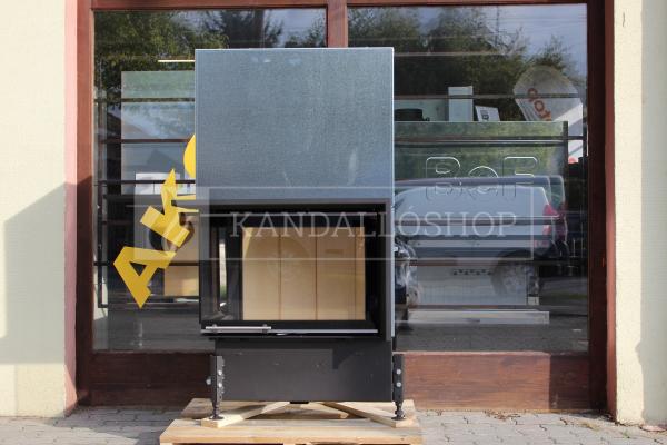 Kobok Kazeta R 90 S/380 VD L/P 780/450 510 570 hajlított üvegű légfűtéses kandallóbetét liftes tolóajtóval kandalloshop