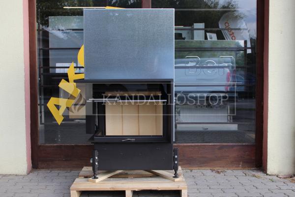 Kobok Kazeta R 90 S/380 VD L/P 780/450 510 570 hajlított üvegű légfűtéses kandallóbetét liftes tolóajtóval kandalloshop
