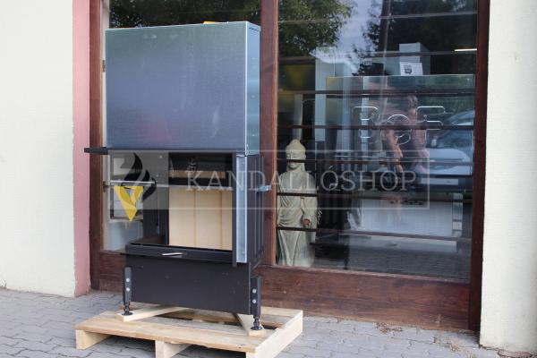 Kobok Kazeta R 90 S/380 VD L/P 780/450 510 570 hajlított üvegű légfűtéses kandallóbetét liftes tolóajtóval kandalloshop