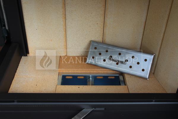 Kobok Kazeta R 90 S/380 VD L/P 780/450 510 570 hajlított üvegű légfűtéses kandallóbetét liftes tolóajtóval kandalloshop