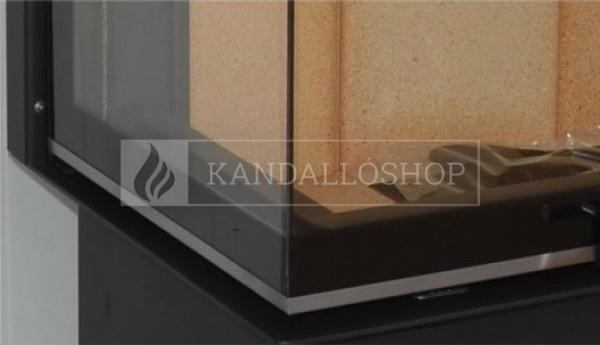 Kobok Kazeta R 90 S/500 VD L/P 720/450 510 570 hajlított üvegű légfűtéses kandallóbetét liftes tolóajtóval kandalloshop
