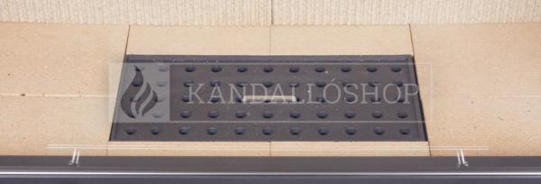 Kobok Kazeta R 90 S/500 VD L/P 780/450 510 570 hajlított üvegű légfűtéses kandallóbetét liftes tolóajtóval kandalloshop