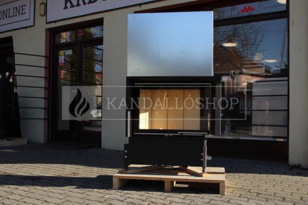 Kobok Kazeta R 90 S/500 VD L/P 780/450 510 570 hajlított üvegű légfűtéses kandallóbetét liftes tolóajtóval kandalloshop