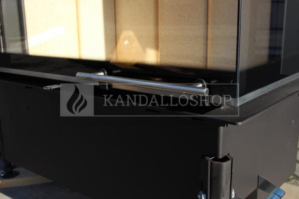 Kobok Kazeta R 90 S/500 VD L/P 780/450 510 570 hajlított üvegű légfűtéses kandallóbetét liftes tolóajtóval kandalloshop