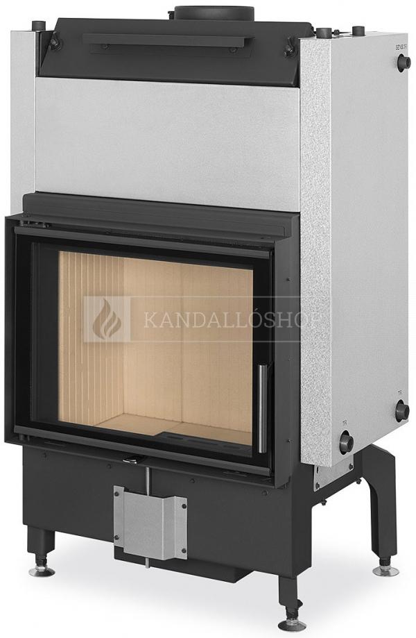 Romotop DYNAMIC W 2g 66.50.01 sík üvegű vízteres dupla üveggel ellátott kandallóbetét kandalloshop