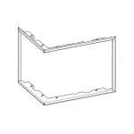 Romotop DYNAMIC R/L 3G S 55.44.42.21_lapos takarókeret kandalloshop
