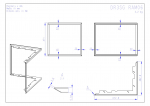 Romotop DYNAMIC R/L 3G S 55.44.42.21_lapos takarókeret - műszaki rajz kandalloshop