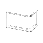 Romotop DYNAMIC R/L 3G S 72.44.42.21_mély takarókeret kandalloshop
