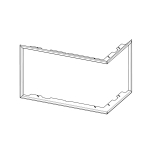 Romotop Romotop DYNAMIC R/L 3G S 72.44.42.21_lapos takarókeret kandalloshop
