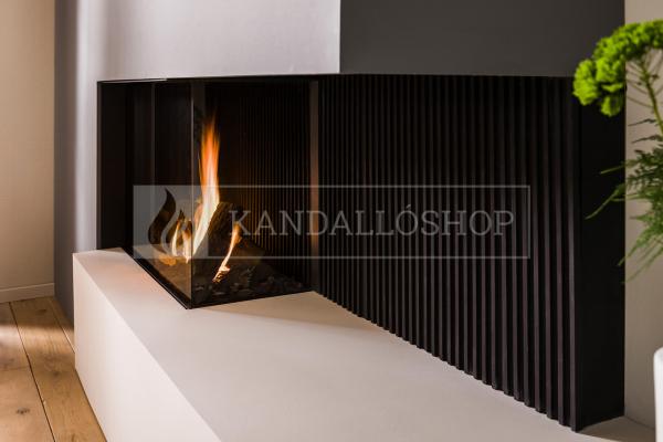 Trimline 83 Corner osztott üvegű gázkandallóbetét kandalloshop