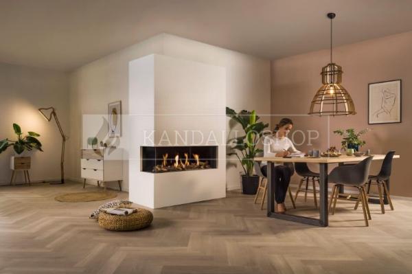 Trimline 100 Corner osztott üvegű gázkandallóbetét kandalloshop