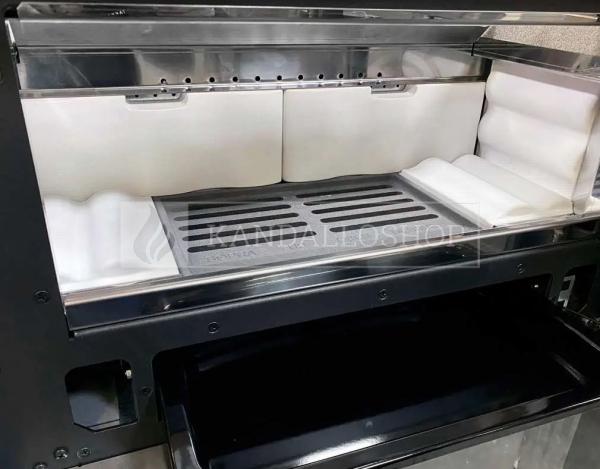 La Nordica Verona XXL kandallókályha öntöttvas főzőlappal és sütővel a tűztér alatt kandalloshop