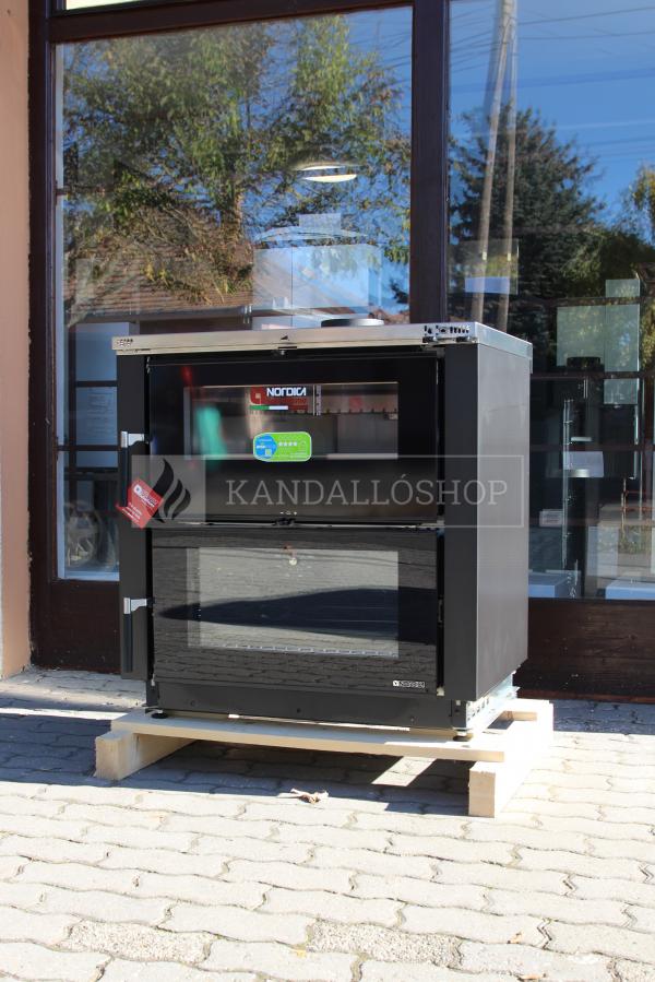 La Nordica Verona XXL kandallókályha öntöttvas főzőlappal és sütővel a tűztér alatt kandalloshop