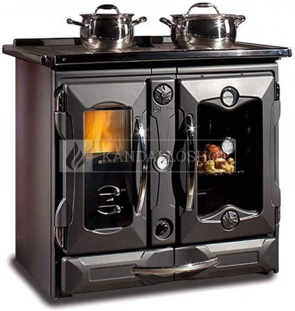 La Nordica Suprema vízteres öntvény sparhelt dupla üvegezéssel kandalloshop