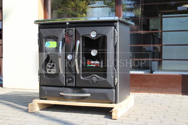 La Nordica Suprema vízteres öntvény sparhelt dupla üvegezéssel kandalloshop