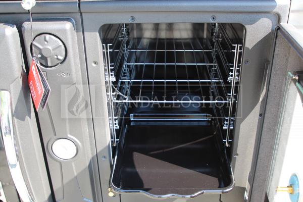 La Nordica Suprema vízteres öntvény sparhelt dupla üvegezéssel kandalloshop