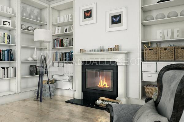 Defro Home Intra ME légfűtéses kandallóbetét sík üveggel kandalloshop