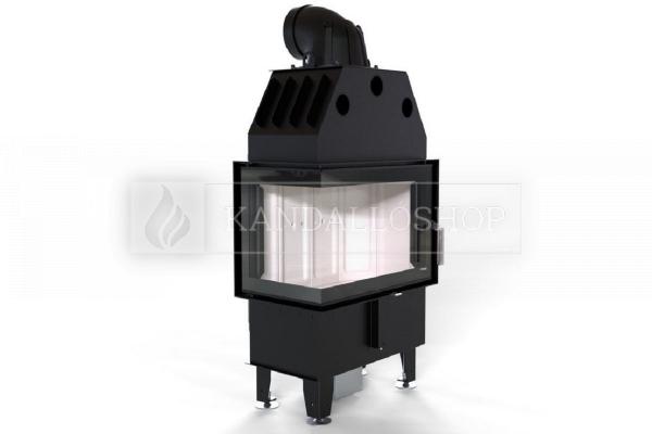 Defro Home Intra SM BL MINI légfűtéses sarki üvegű andallóbetét kandalloshop