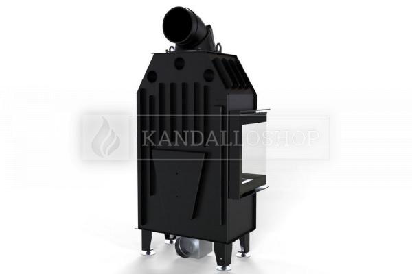 Defro Home Intra SM BL MINI légfűtéses sarki üvegű andallóbetét kandalloshop