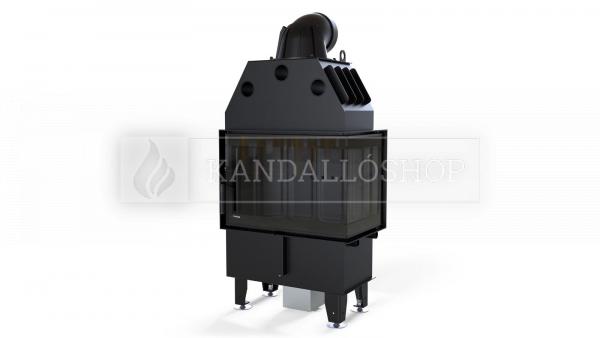 Defro Home Intra SM BP MINI légfűtéses sarki üvegű kandallóbetét kandalloshop