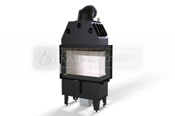 Defro Home Intra SM BP MINI légfűtéses sarki üvegű kandallóbetét kandalloshop