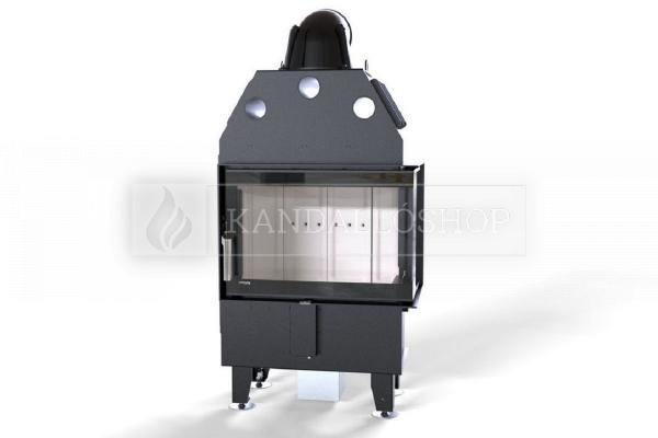 Defro Home Intra SM BP MINI légfűtéses sarki üvegű kandallóbetét kandalloshop