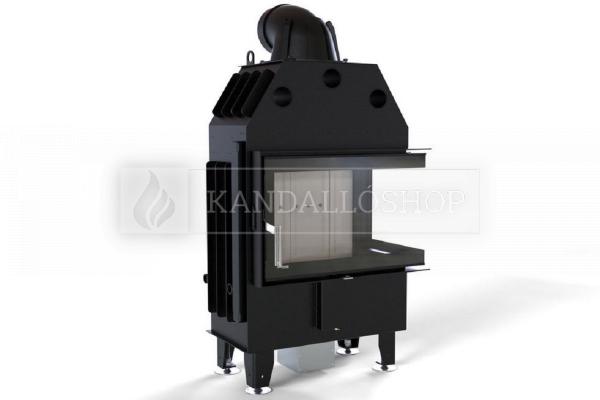 Defro Home Intra SM BP MINI légfűtéses sarki üvegű kandallóbetét kandalloshop