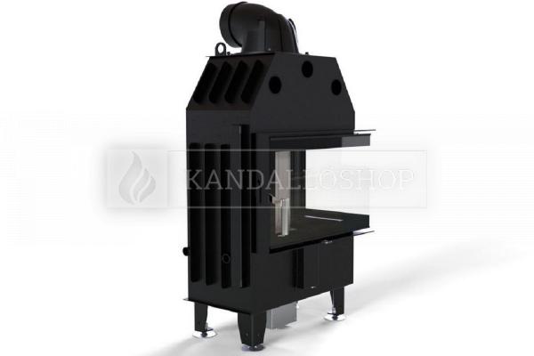 Defro Home Intra SM BP MINI légfűtéses sarki üvegű kandallóbetét kandalloshop