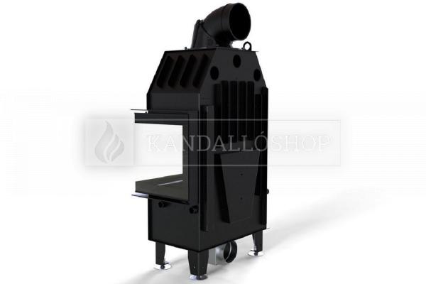 Defro Home Intra SM BP MINI légfűtéses sarki üvegű kandallóbetét kandalloshop