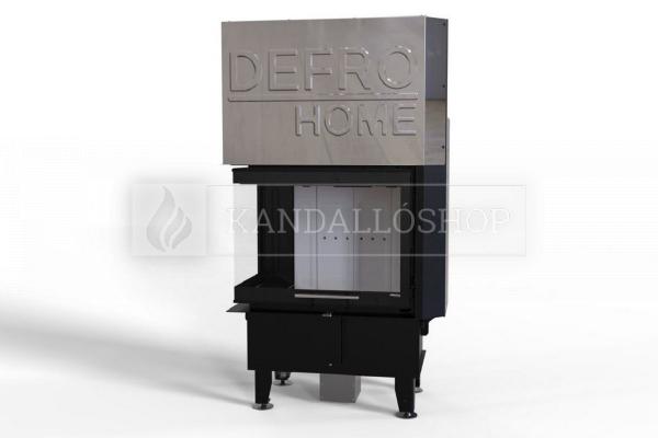 Defro Home Intra SM BL G légfűtéses sarki üvegű kandallóbetét liftes tolóajtóval kandalloshop