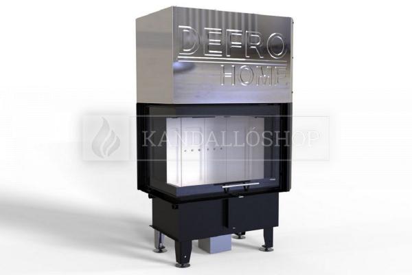 Defro Home Intra SM BL G légfűtéses sarki üvegű kandallóbetét liftes tolóajtóval kandalloshop
