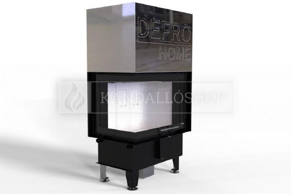 Defro Home Intra SM BL G légfűtéses sarki üvegű kandallóbetét liftes tolóajtóval kandalloshop