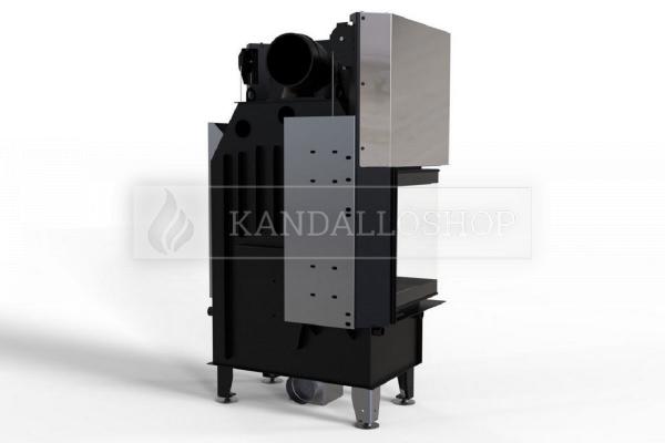 Defro Home Intra SM BL G légfűtéses sarki üvegű kandallóbetét liftes tolóajtóval kandalloshop