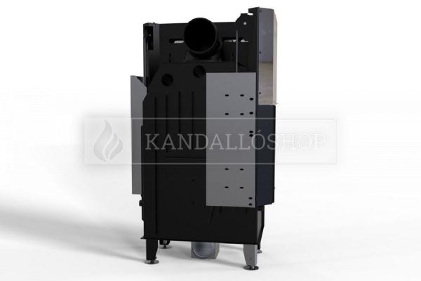 Defro Home Intra SM BL G légfűtéses sarki üvegű kandallóbetét liftes tolóajtóval kandalloshop