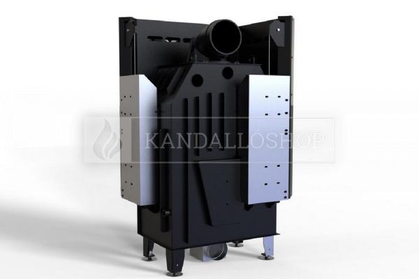 Defro Home Intra SM BL G légfűtéses sarki üvegű kandallóbetét liftes tolóajtóval kandalloshop