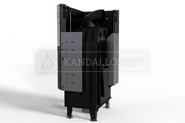 Defro Home Intra SM BL G légfűtéses sarki üvegű kandallóbetét liftes tolóajtóval kandalloshop