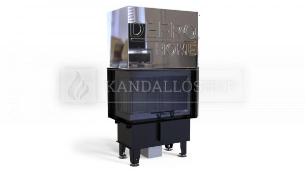 Defro Home Intra SM BL MINI G légfűtéses sarki üvegű kandallóbetét liftes tolóajtóval kandalloshop