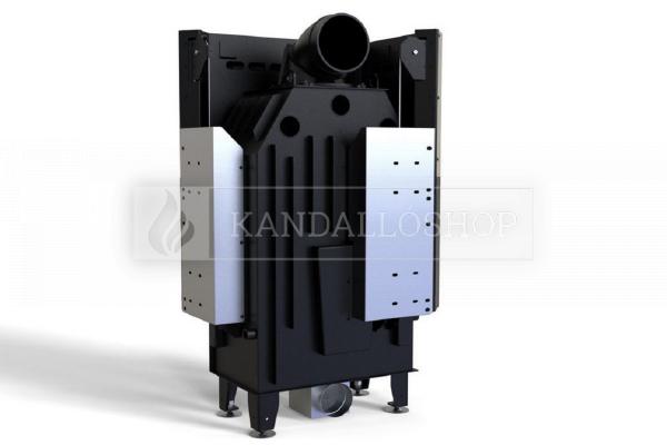 Defro Home Intra SM BL MINI G légfűtéses sarki üvegű kandallóbetét liftes tolóajtóval kandalloshop