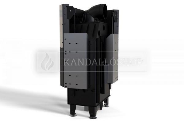 Defro Home Intra SM BL MINI G légfűtéses sarki üvegű kandallóbetét liftes tolóajtóval kandalloshop