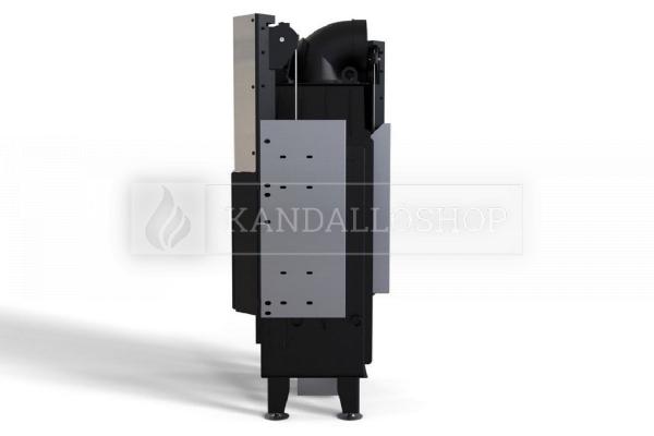 Defro Home Intra SM BL MINI G légfűtéses sarki üvegű kandallóbetét liftes tolóajtóval kandalloshop