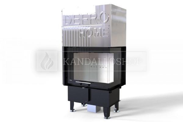 Defro Home Intra SM BP G légfűtéses jobbos sarki üvegű kandallóbetét kandalloshop