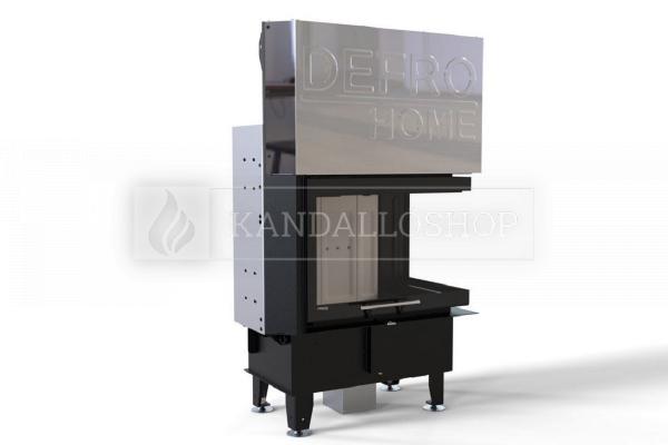 Defro Home Intra SM BP G légfűtéses jobbos sarki üvegű kandallóbetét kandalloshop